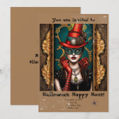 Spooktacular Halloween Happy Hour Kaart (Voorkant / Achterkant)