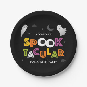 Spooktacular Halloween Party Borden Papieren Bordje