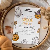 Spooktacular Halloween Party Cute Kids Halloween Kaart