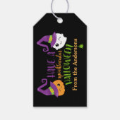 Spooktacular Halloween Party gepersonaliseerde gun Cadeaulabel (Voorkant)