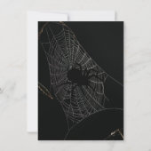 SpookTacular Haunted Castle Halloween Invitation d (Dos)