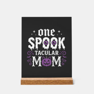 Spooktacular Moeder Halloween Ontwerp_1 Acryl Bord