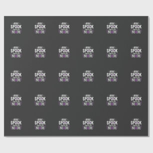 Spooktacular Moeder Halloween Ontwerp_1 Cadeaupapier