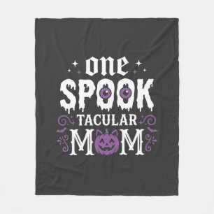 Spooktacular Moeder Halloween ontwerp_1 Fleece Deken