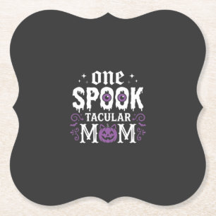Spooktacular Moeder Halloween Ontwerp_1 Kartonnen Onderzetters