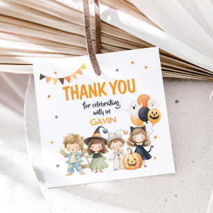 Spooktacular Monsters Halloween Kostuum Verjaardag Bedankjes Labels
