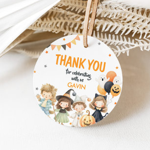 Spooktacular Monsters Halloween Kostuum Verjaardag Bedankjes Labels