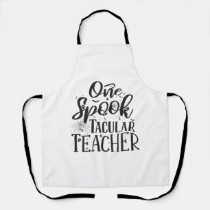 Spooktacular Teacher - Grappige Leraar Halloween Schort