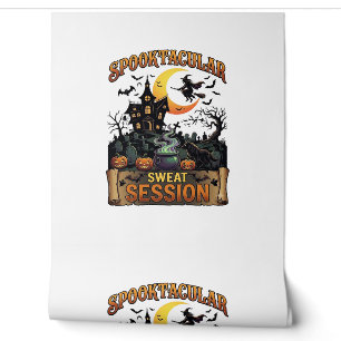 Spooktacular Zweet Sessie Spokenhuis Heks Ket Behang