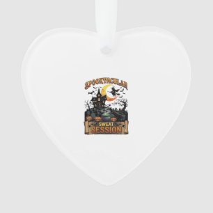 Spooktacular Zweet Sessie Spookhuis Heks Ket Ornament