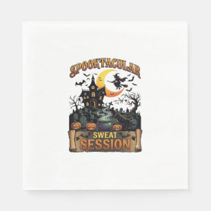 Spooktacular Zweet Sessie Spookhuis Heks Ket Servet