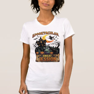 Spooktacular Zweet Sessie Spookhuis Heks Ket T-shirt