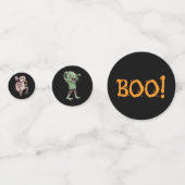 Spooktastisch Halloween-feest Confetti (Achterkanten)