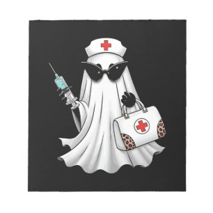 Spookverpleegster Halloween Notitieblok