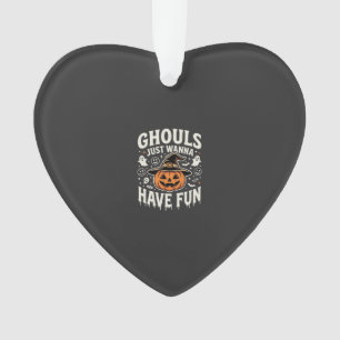 Spookwezens Willen Gewoon Pret Hebben Halloween Po Ornament