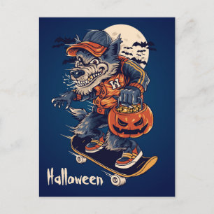 Spookwolf Briefkaart