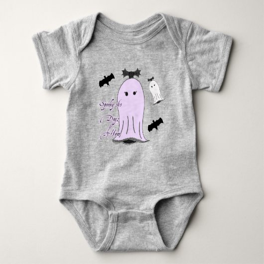 Spooky 365 dagen per jaar Baby bodysuit (Voorkant)