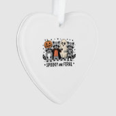 Spooky and Feral Funny Halloween Raccoon (devant)