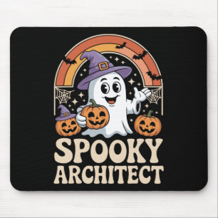 Spooky Architect Ghost Pumpkin Architecture Hallow Muismat