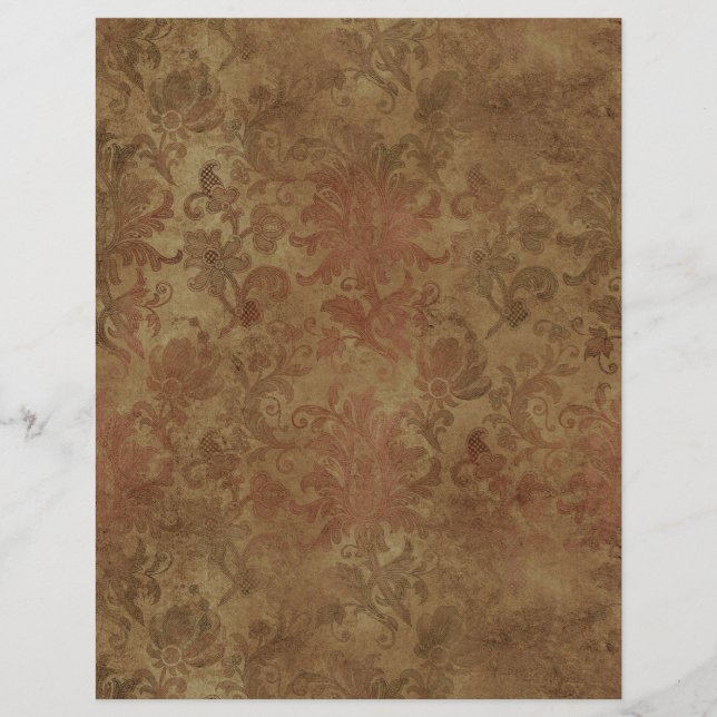 Spooky Autumn Gothic Scrapbook Paper (Voorkant)