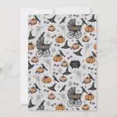 Spooky Baby brouwt gotisch Baby shower Kaart (Achterkant)