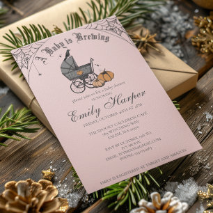 Spooky Baby brouwt gotisch Baby shower Kaart