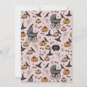 Spooky Baby brouwt gotisch Baby shower Kaart (Achterkant)