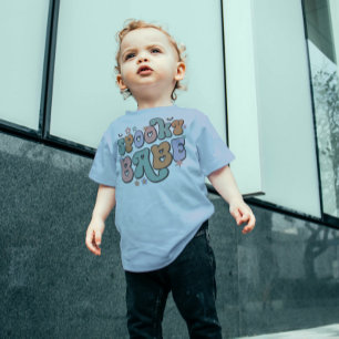 Spooky Baby kleurrijke retro typografie sfeerbloem Romper