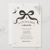 Spooky Baby shower Halloween Invitation Kaart (Voorkant)