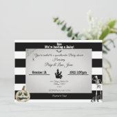 Spooky baby shower Uitnodiging (Staand voorkant)