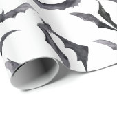 Spooky Bat Halloween Gift Wrapping Paper Cadeaupapier (Rol Hoek)