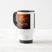 Spooky Bat Halloween Greeting Design Reisbeker (Voorkant links)