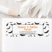 Spooky Bats Custom Halloween Etiket (Insitu)