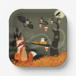 Spooky Bats en Fox Halloween Paper Bord