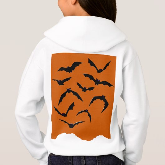 Spooky Bats Modern Happy Halloween Kinder (Achterkant)