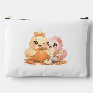 Spooky Bird Friends Halloween Pouch Etui