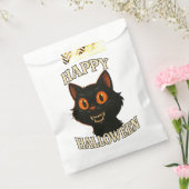 Spooky Black Cat Halloween Party Bedankzakje (Gezegeld)