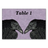 Spooky Black Crow Raven Face Kaart (Achterkant)