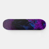 Spooky Black Material Roos, Black Spiers Skateboard (Horizontaal)