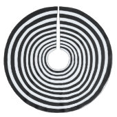 Spooky Black White optical Illusion Cirkel Kerstboom Rok (Voorkant)