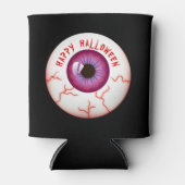 Spooky Bloodshot Eyeball Happy Halloween Blikjeskoeler (Voorkant)