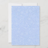 Spooky Blue Ghost 1e verjaardag Kaart (Achterkant)