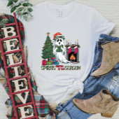 Spooky boek Kerstmis T-shirt