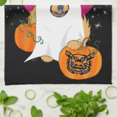 SPOOKY BOO-DOG - Keukenhanddoeken (Gevouwen)