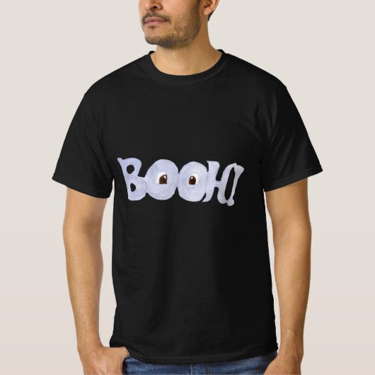 Spooky Boo Halloween T-shirt (Voorkant)