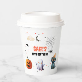 Spooky Boo Schattigee Halloween Ghost Verjaardag D Papieren Bekers