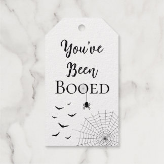 Spooky Booed Halloween Cadeaulabels