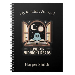 Spooky Book Lover Midnight Lezers Reader Journal Notitieboek