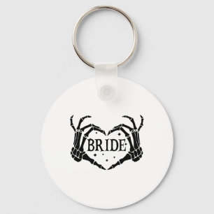 Spooky Bride Skeleton Hands Verloving Wedding Hal Sleutelhanger