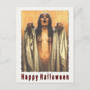 Spooky Briefkaart voor Halloween